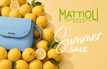 Скидка 15% на летние сумки  MATTIOLI
